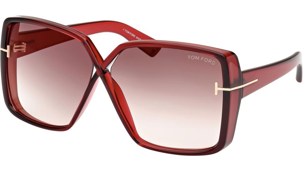 Tom Ford YVONNE (FT1117-66G) 63 | Kadın Bordo Güneş Gözlüğü